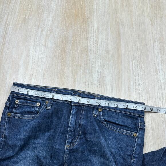 AG Adriano Goldschmied Jessie Curvy Bootcut Blue Dark Wash Casual Denim Jeans 26 - Picture 6 of 16